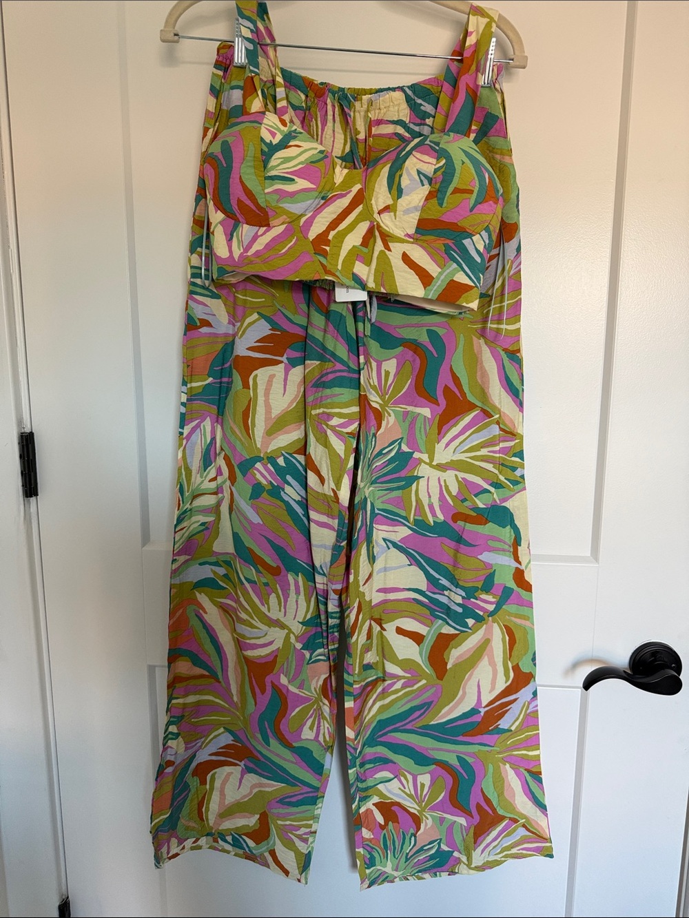 Windsor Tropical Print Wide-Leg 2 piece set